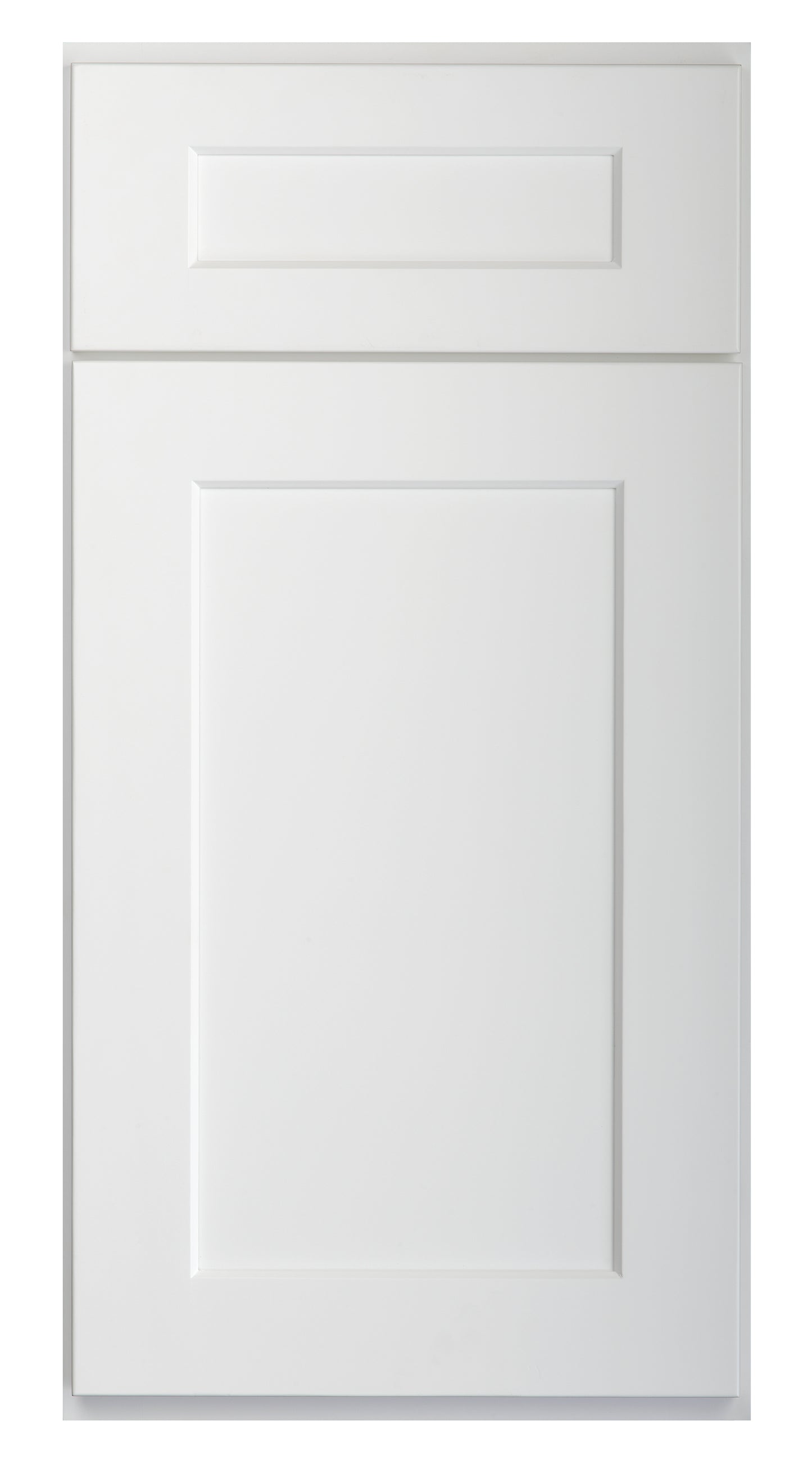 Shaker White Sample Door - 11"W x 15"H x 3/4"D